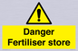 WV12068: Danger Fertiliser store