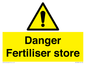 WV12068: Danger Fertiliser store