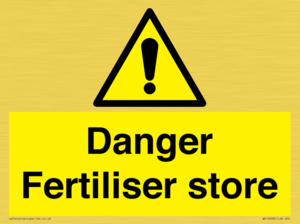 WV12068: Danger Fertiliser store