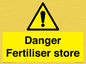 WV12068: Danger Fertiliser store