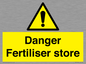 WV12068: Danger Fertiliser store