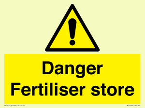WV12068: Danger Fertiliser store