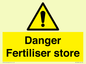 WV12068: Danger Fertiliser store