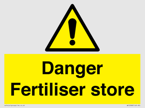 WV12068: Danger Fertiliser store