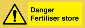 WV12068: Danger Fertiliser store