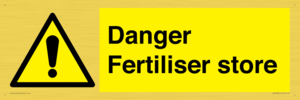 WV12068: Danger Fertiliser store