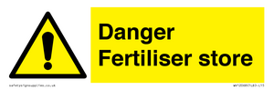 WV12068: Danger Fertiliser store
