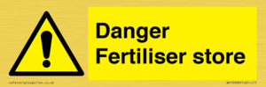 WV12068: Danger Fertiliser store