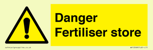 WV12068: Danger Fertiliser store