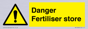 WV12068: Danger Fertiliser store