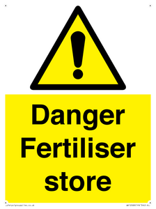 WV12068: Danger Fertiliser store