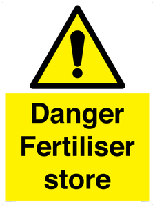 WV12068: Danger Fertiliser store