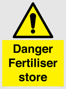 WV12068: Danger Fertiliser store