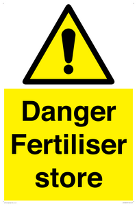 WV12068: Danger Fertiliser store