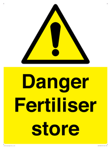 WV12068: Danger Fertiliser store