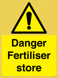 WV12068: Danger Fertiliser store