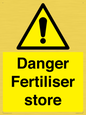 WV12068: Danger Fertiliser store