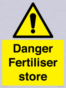 WV12068: Danger Fertiliser store