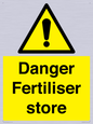 WV12068: Danger Fertiliser store