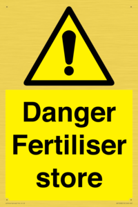 WV12068: Danger Fertiliser store