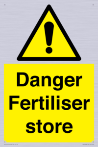 WV12068: Danger Fertiliser store
