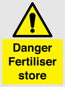 WV12068: Danger Fertiliser store