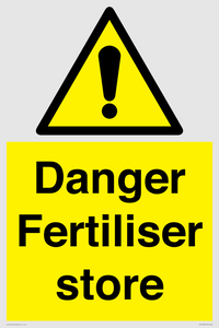 WV12068: Danger Fertiliser store