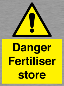 WV12068: Danger Fertiliser store