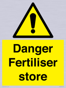 WV12068: Danger Fertiliser store