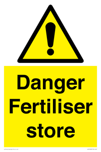 WV12068: Danger Fertiliser store