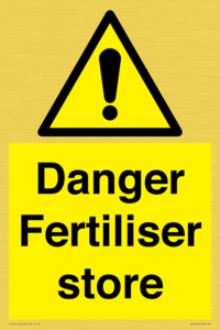 WV12068: Danger Fertiliser store