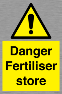WV12068: Danger Fertiliser store