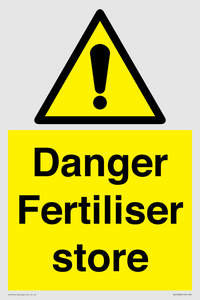 WV12068: Danger Fertiliser store