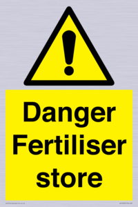 WV12068: Danger Fertiliser store