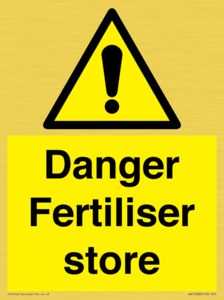 WV12068: Danger Fertiliser store