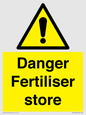 WV12068: Danger Fertiliser store