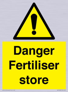 WV12068: Danger Fertiliser store