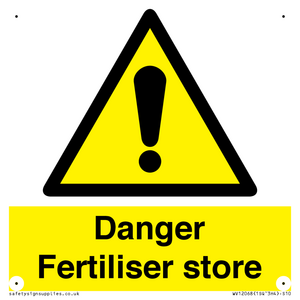 WV12068: Danger Fertiliser store