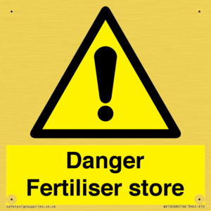WV12068: Danger Fertiliser store