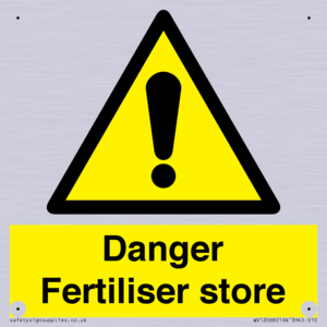 WV12068: Danger Fertiliser store