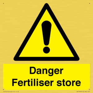 WV12068: Danger Fertiliser store
