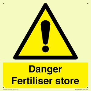 WV12068: Danger Fertiliser store