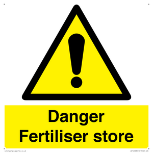 WV12068: Danger Fertiliser store