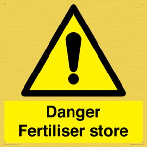 WV12068: Danger Fertiliser store