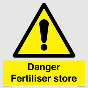 WV12068: Danger Fertiliser store