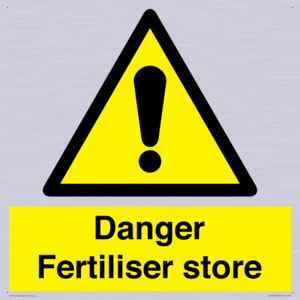 WV12068: Danger Fertiliser store