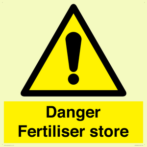WV12068: Danger Fertiliser store