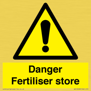 WV12068: Danger Fertiliser store