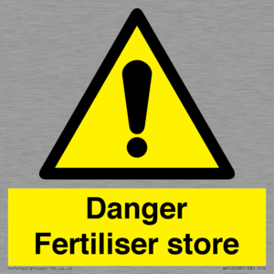 WV12068: Danger Fertiliser store