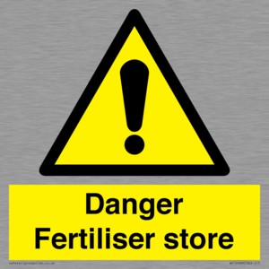 WV12068: Danger Fertiliser store
